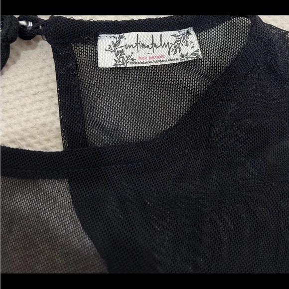 Intimately Free People Body Con Dress Long Sleeve Black Size Small - Picture 8 of 10